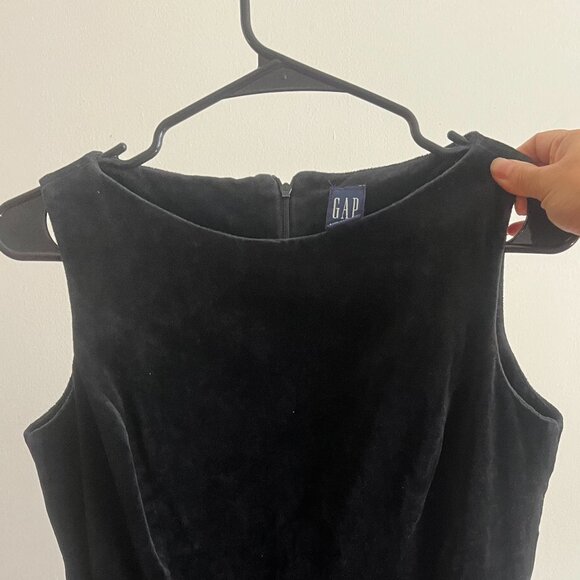 Gap Velvet Vintage Mini Dress size 4 - Picture 3 of 5